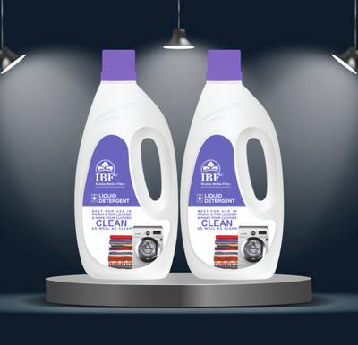 IBF Washing Machine advance Top Load & Front Load pack of Multi-Fragrance Liquid Detergent(2 L)