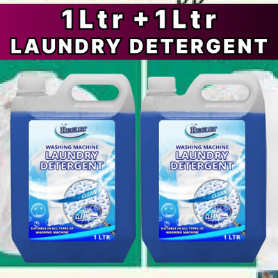 REGLET Laundry Detergent for Fabric Daily Wash and Care Lavender Liquid Detergent(2 x 1 L)