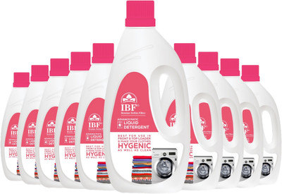 IBF DeepWash Liquid: Maximum Cleaning Power, Minimum Effort Multi-Fragrance Liquid Detergent(10 x 1 L)
