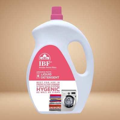 IBF Washing Machine Top Load & Front Load High Quality (5L) Multi-Fragrance Liquid Detergent(5 L)