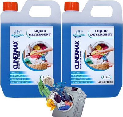 Clinermax Powerful Cleaning with Fabric Care Multi-Fragrance Liquid Detergent(2 x 1 ml)