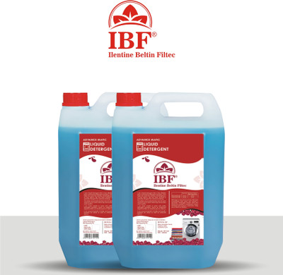 IBF Washing Machine Top&Font Load Liquid Detergent (10 L) Multi-Fragrance Liquid Detergent(2 x 5 L)