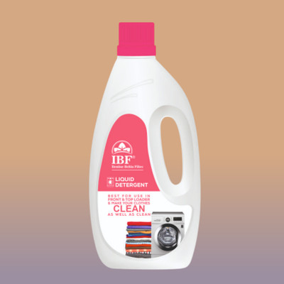 IBF Washing Machine All Top Load & Front Load pack of Multi-Fragrance Liquid Detergent(1 L)