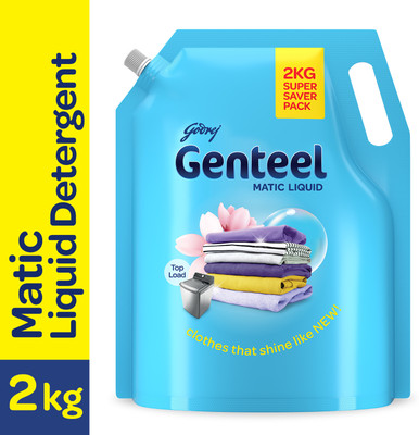 Godrej Genteel Matic Liquid for Top load Fresh Liquid Detergent(2 kg)