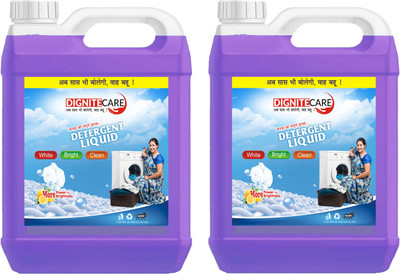 DigniteCare liquid washing detergent, top load and front load machine, Pack of 2 (5 + 5 L) | Multi-Fragrance Liquid Detergent(2 x 5 L) DigniteCare liquid washing detergent, top load and front load machine, Pack of 2 (5 + 5 L) | Multi-Fragrance Liquid Detergent(2 x 5 L)