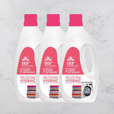 IBF Washing Machine Multi Fragrance hygenic - Multi-Fragrance Liquid Detergent(3 x 1 L)