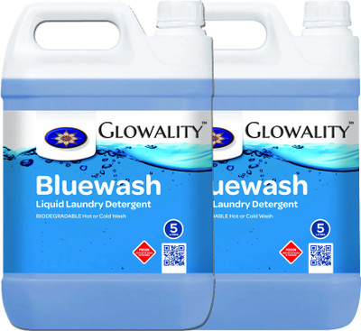 GLOWALITY BLUEWASH Ultra Power Plus Liquid Detergent Classic Liquid Detergent(2 x 5000 ml)