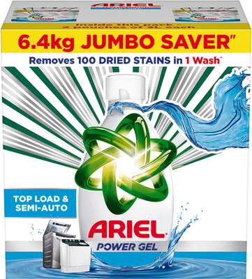 Ariel Top Load and Semi auto power gel Fresh Liquid Detergent(6.4 L)