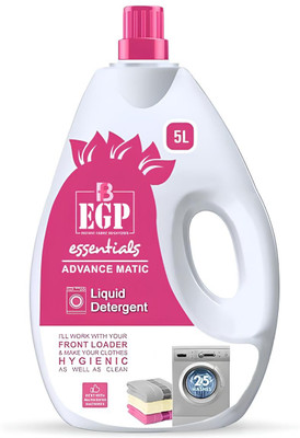 EGP Essential Fluff Matic Laundry Liquid Detergent (Front Load And Top Load) 5 Liter Lavender Liquid Detergent(5000 ml)