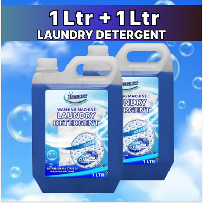 REGLET KILLS OVERALL BACTERIA: AND SMOOTH CLEANING DETERGENT. Lavender Liquid Detergent(2 x 1 L)