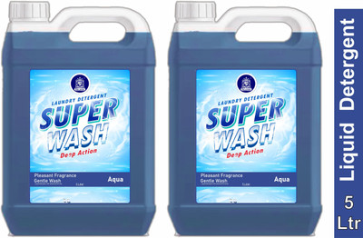 RELDOR Heavy Liquid Detergent for front and top load washing machine Liquid Detergent Aqua Liquid Detergent(10 L)