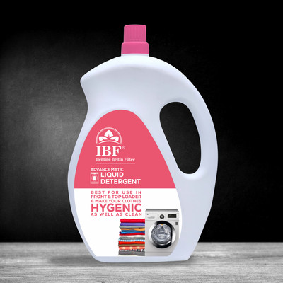 IBF Washing Machine Top Load & Front Load Liquid Detergent- Multi-Fragrance Liquid Detergent(5 L)