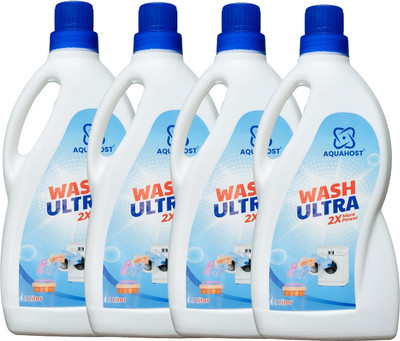 AQUAHOST 4L Top & Front Load Washing machine Liquid || Fresh Liquid Detergent(4 x 1 L)