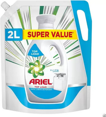 Ariel Liquid Detergent Pouch.Top Load, 2 Litr Fresh Liquid Detergent Fresh Liquid Detergent(2 L)