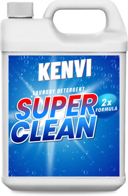 KENVI 5L lavender liquid detergent for front and top load washing machine thick liquid Aqua Liquid Detergent(5 L)