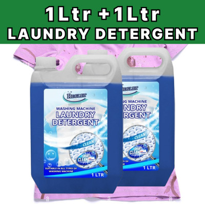 REGLET Brighten Your Fabrics with Premium Laundry Detergent Lavender Liquid Detergent(2 x 1 L)
