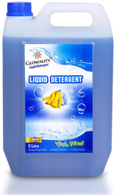 GLOWALITY LIQUID DETERGENT FOR FRONT LOAD AND TOP LOAD WASHING MACHINE Classic Liquid Detergent(5000 ml)