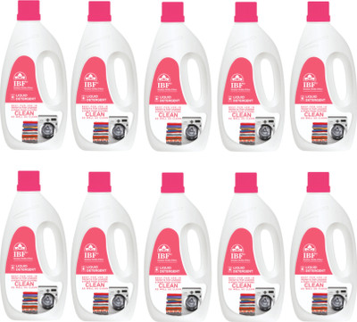 IBF washing machine top & front load Multi-Fragrance Liquid Detergent(10 x 1 L)