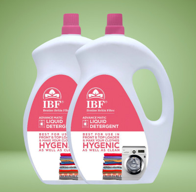 IBF Washing-machine Liquid Combo (Pack of 2) Multi-Fragrance Liquid Detergent(2 x 5 L)