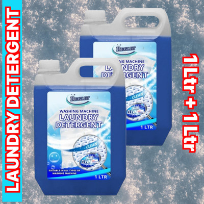 REGLET NO HARM TO YOUR CLOTHES ONLY GIVES FRESHNESS Lavender Liquid Detergent(2 x 1 L)