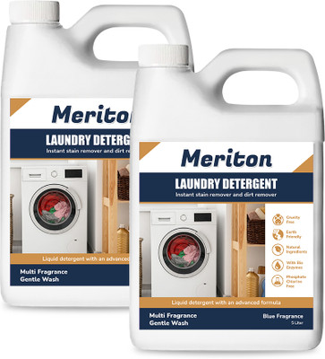Meriton Liquid Detergent , Washing Machine Liquid Aqua Liquid Detergent(10000 ml)