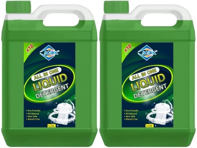 MBK LQ_COMBO_GREEN_GREEN Fresh Liquid Detergent(2 x 5 L)