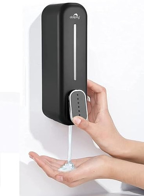 DOLPHY unique Black ABS 300 ml Soap, Shampoo Dispenser(Black)