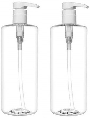 Stylewell Set Of 2 Empty Plastic Liquid Soap/handwash/sanitizer/lotion/shampoo Dispenser 100 ml Liquid Dispenser(White)