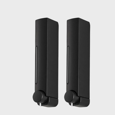 Hahs 420ml Each Liquid Dispenser (Black) 420 ml Conditioner, Liquid, Sanitizer Stand, Shampoo, Lotion Dispenser(Black)