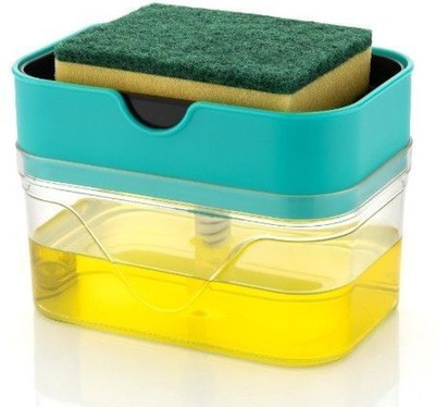 VASHISHTH 400 ml Soap, Liquid, Gel, Conditioner, Shampoo Dispenser(Blue)