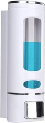MANAN CAPSULE WHITE DISPENSOR WASHING MACHINE DISPENSOR 400 ml Gel, Shampoo, Foam, Liquid, Sanitizer Stand, Soap Dispenser(White)