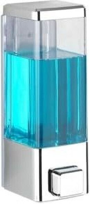 Sparrow Refillable ABS Plastic Liquid Soap Dispenser | Space Saving Bathroom & Kitchen | 350 ml Liquid, Soap, Lotion, Shampoo, Conditioner, Gel, Foam Dispenser(Silver)
