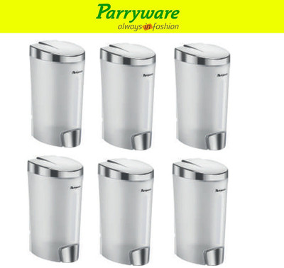 Parryware Lotion (Liquid) , Conditioner, Soap, Sanitizer Stand, Gel Dispenser set of 6 pic 500 ml Soap Dispenser(Silver)