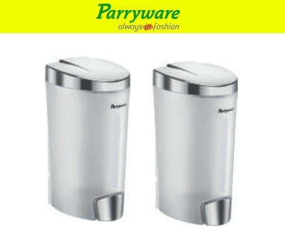 Parryware Lotion (Liquid) , Conditioner, Soap, Sanitizer Stand, Gel Dispenser set of 2 pic 500 ml Soap Dispenser(Silver)