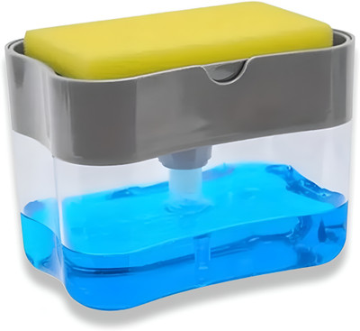 Hirsha Stylish Soap Case Soap Dish, ideal for bathroom and kitchen use(grey, clear)