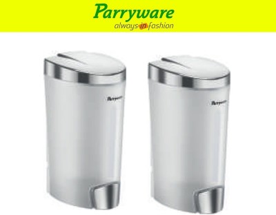 Parryware Lotion (Liquid) , Conditioner, Soap, Sanitizer Stand, Gel Dispenser set of 2 pic 500 ml Soap Dispenser(Silver)