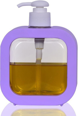 Sparrow Refillable ABS Plastic Liquid Soap Dispenser | Space Saving Bathroom & Kitchen | 300 ml Liquid, Soap, Lotion, Shampoo, Conditioner, Gel, Foam Dispenser(Purple)