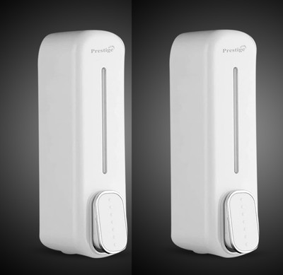 Prestige Heavy Duty Liquid Dispenser 350 ML Soap Dispenser Dolphin White-2pc 350 ml Shampoo, Conditioner, Liquid, Gel Dispenser(White)