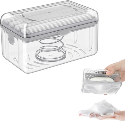 PARAMZA SOAP01 199 ml Soap, Foam Dispenser(Grey)