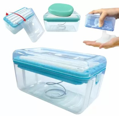 SATSUN ENTERPRISE 2-in-1 Portable Dispenser with Rubber Roller Foaming Soap Save 500 ml Soap Dispenser(Multicolor)