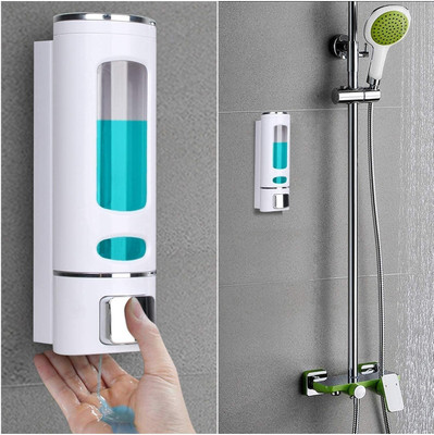 Prestige 400 ml Shampoo, Liquid, Lotion, Conditioner, Shampoo Dispenser(White)