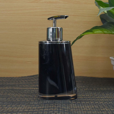 KidsCity.In Acrylic Soap Dispenser 200 ml Soap Dispenser(Black)