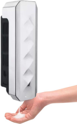 Pluto ABS Manual Liquid Soap Dispenser Wall-Mounted for Home Bathroom & Kitchen 300 ml Liquid Dispenser(Silver)