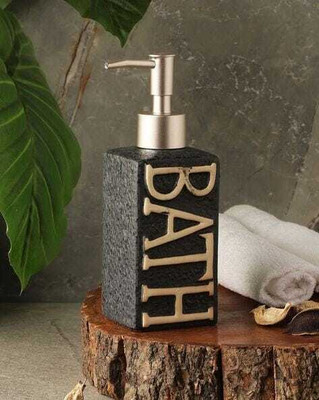 TulipVibes 500 ml Liquid, Soap Dispenser(Black)
