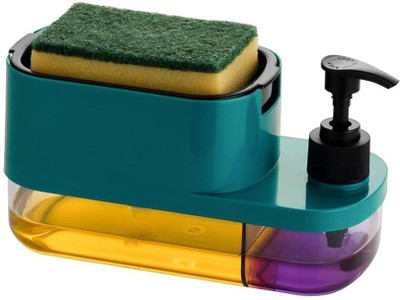 MAHADEV 3 in1 Soap Dispenser with Hand Liquid Dispenser Bathroom Accessories 650 ml Liquid Dispenser(Multicolor)