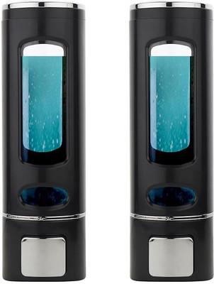 Eleganiq \Black & White Soap Dispenser 350 ml Liquid Dispenser(Black, White)