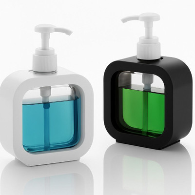 Haristar Soap Holder 300 ml Soap, Liquid, Lotion, Shampoo, Conditioner Dispenser(Black)