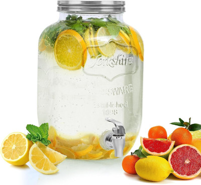 VVSS Glass Milk Container  - 4000 ml(Clear)