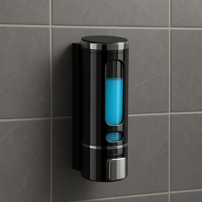 frogtail SOAP BLACK DIS 400 ml Soap Dispenser(Black)