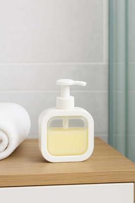 Haristar 350 ml Soap, Liquid, Lotion, Shampoo, Conditioner Dispenser(White)